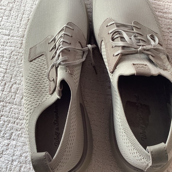 Wolf & Shepherd Taupe Super Comfort Dress Shoes - Picture 3 of 12